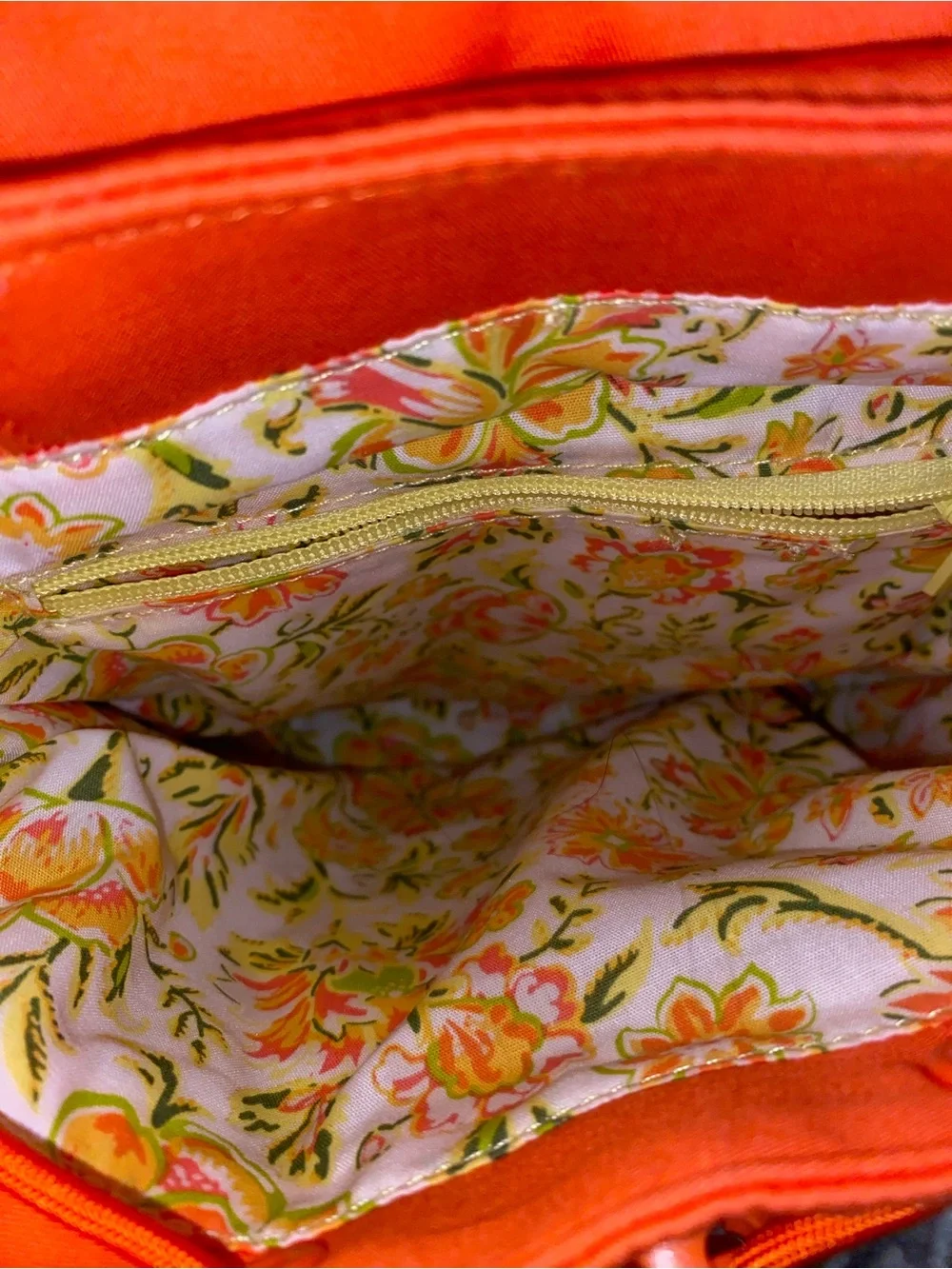 Vera Bradley Utility Orange Mini Backpack